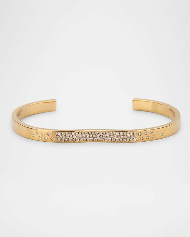 Berceau Pave Open Cuff